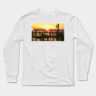 Kirkland Marina Sunset Long Sleeve T-Shirt